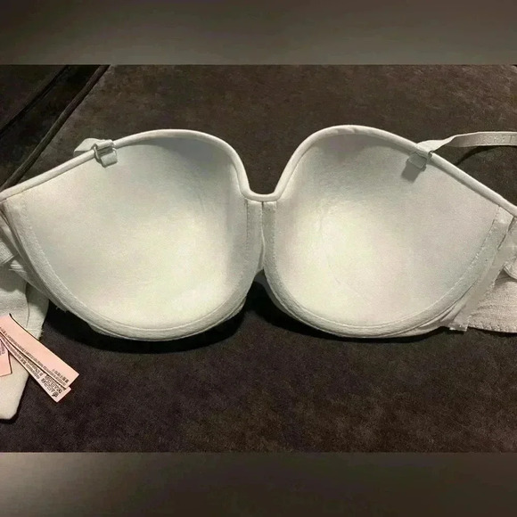 Victoria’s Secret lined removable straps lace detail mint green 34DD bra curvy - Picture 4 of 7